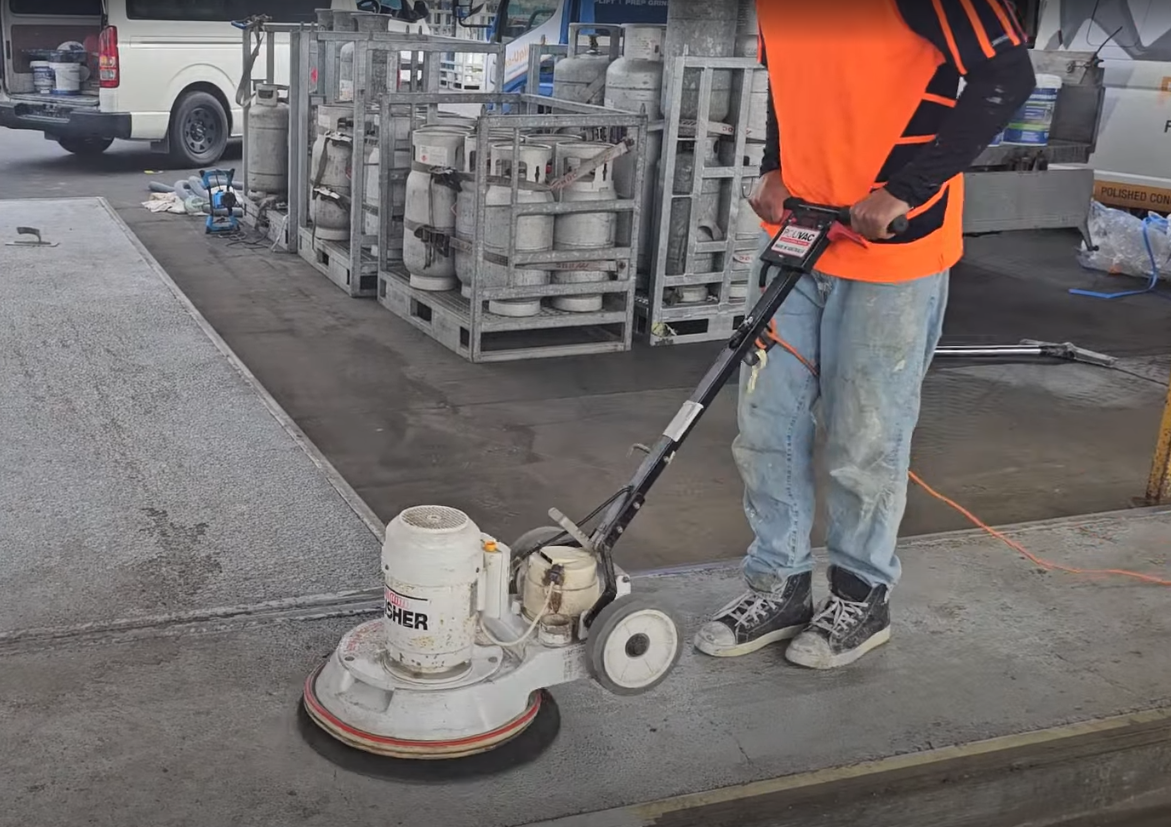 BOC Cylinder Depot - Grinding and Epoxy Screed