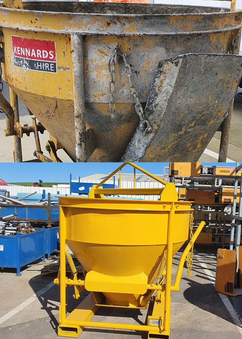 Surface restoration in progress.